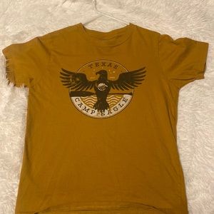 Camp eagle yellow shirt size 8